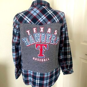 Texas ranger patch  flannel